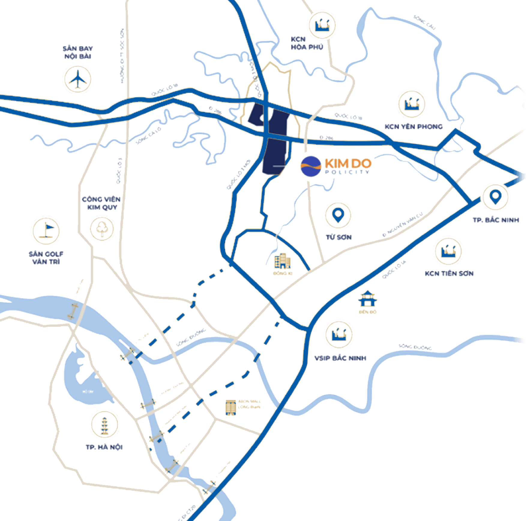 Vị trí Kimdo City